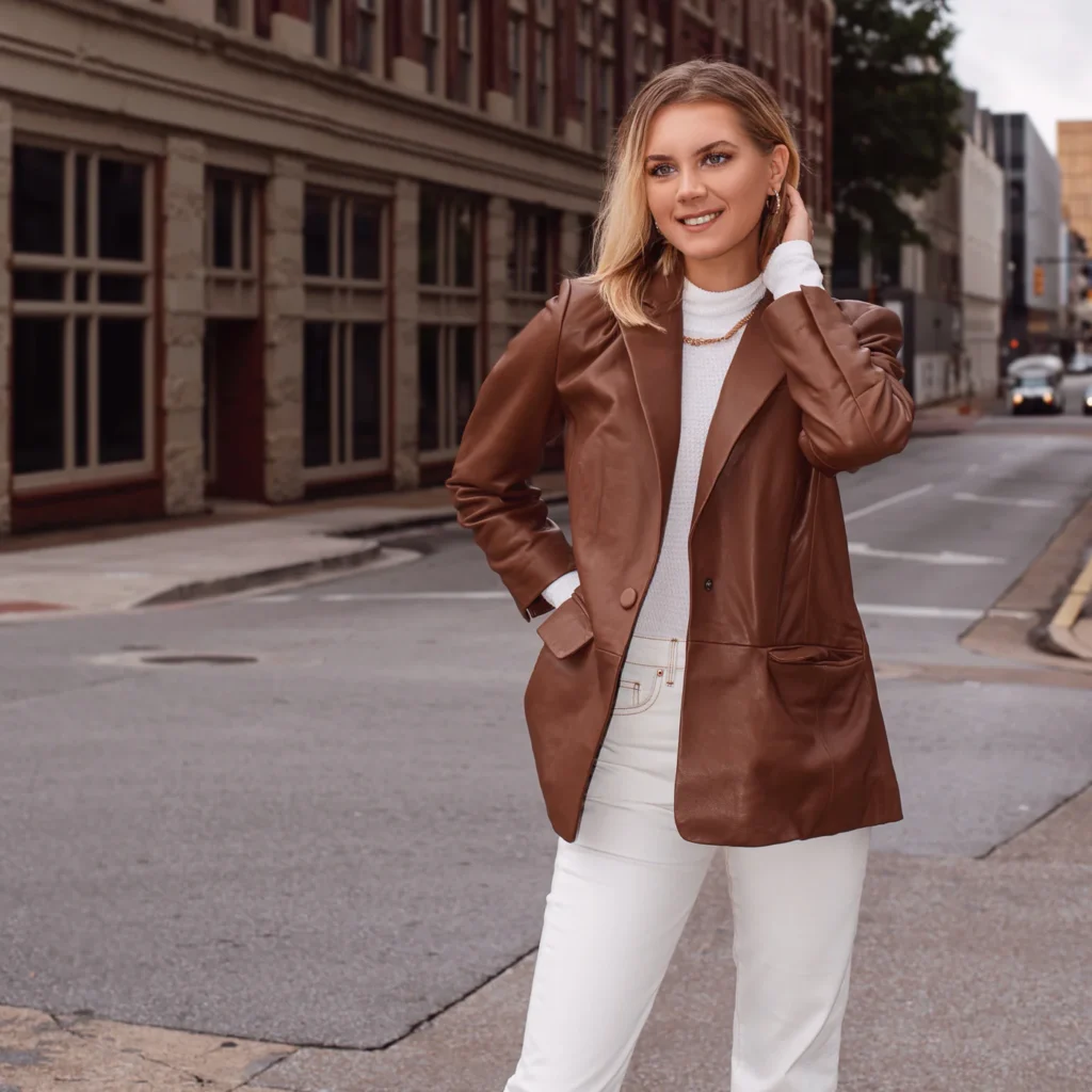 Brown Blazer Outfits