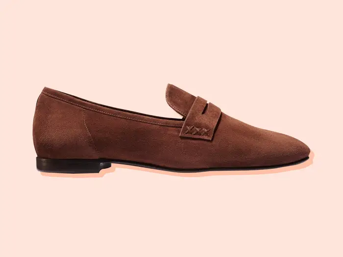 Best suede: Margaux Penny Loafer