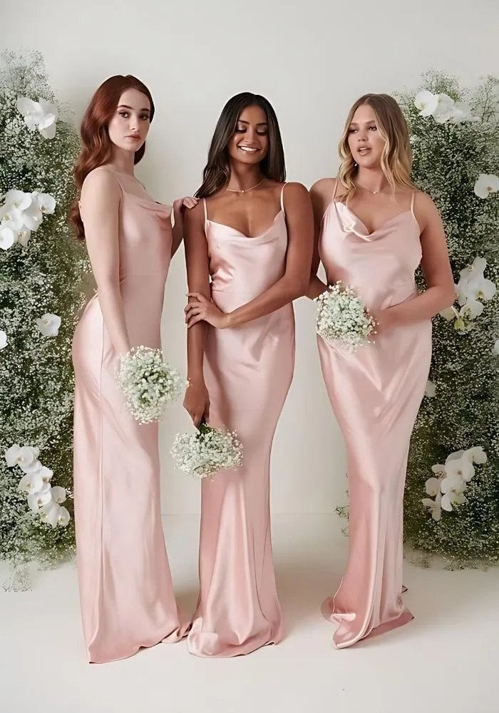 bridesmaid dresses mismatched