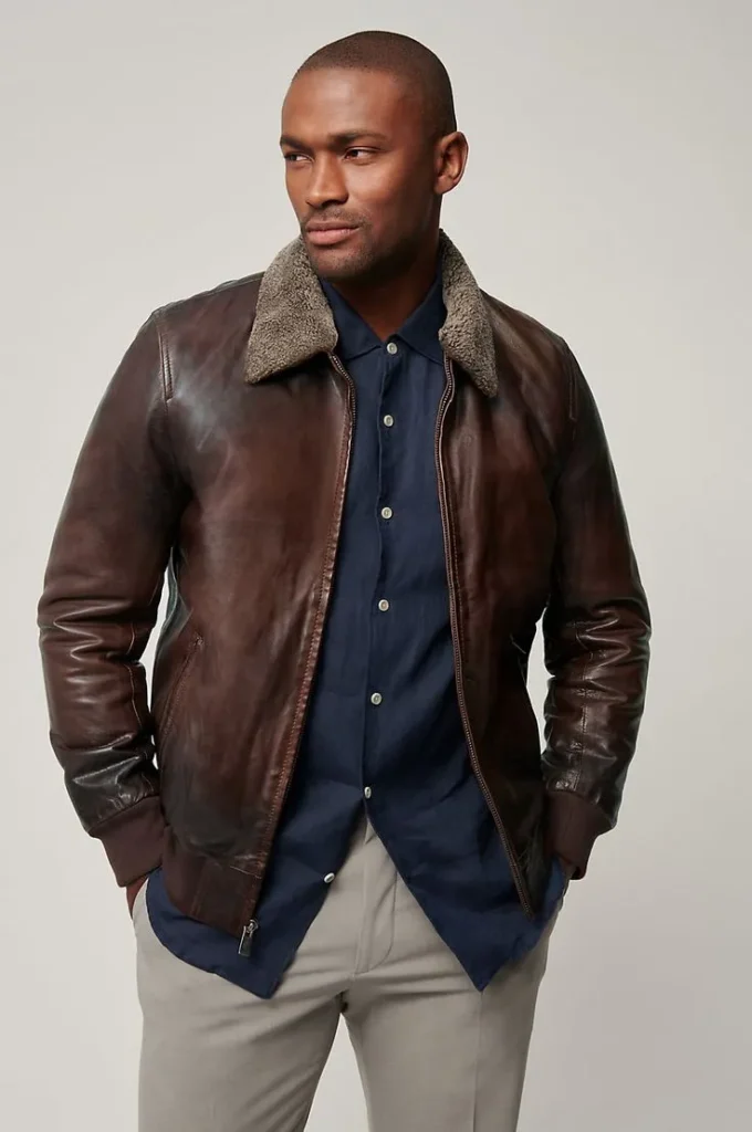 Dark Brown Leather Jacket