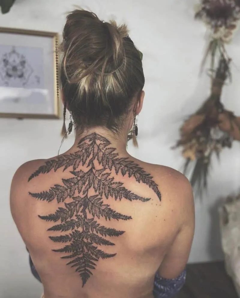 Fern tattoo