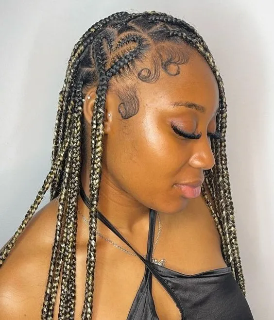 Heartfelt Designs: Fulani Braids Designs Heart