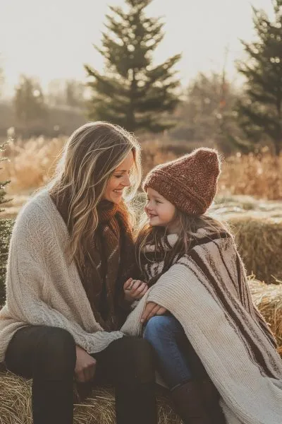 Cozy with Blankets and Hay Bales