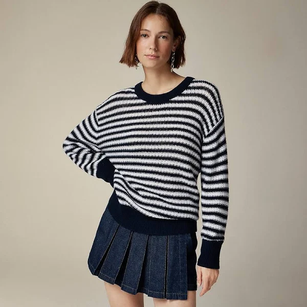 J.Crew Cashmere Shrunken Crewneck Sweater