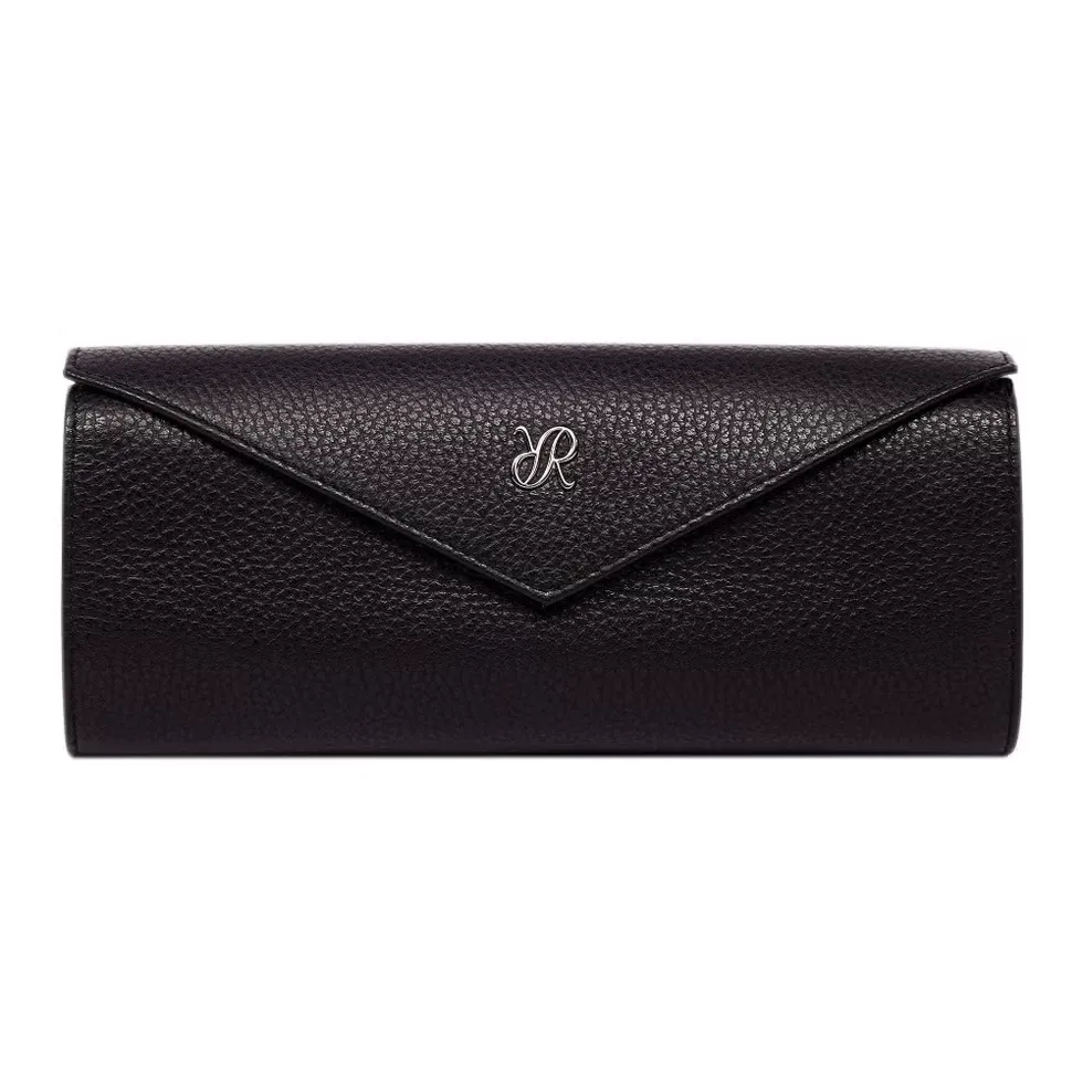 Rapport London Tuxedo Leather Jewelery Roll
