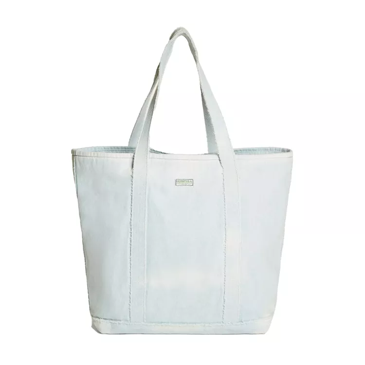 Distressed Tote: Guess Denim Tote Bag
