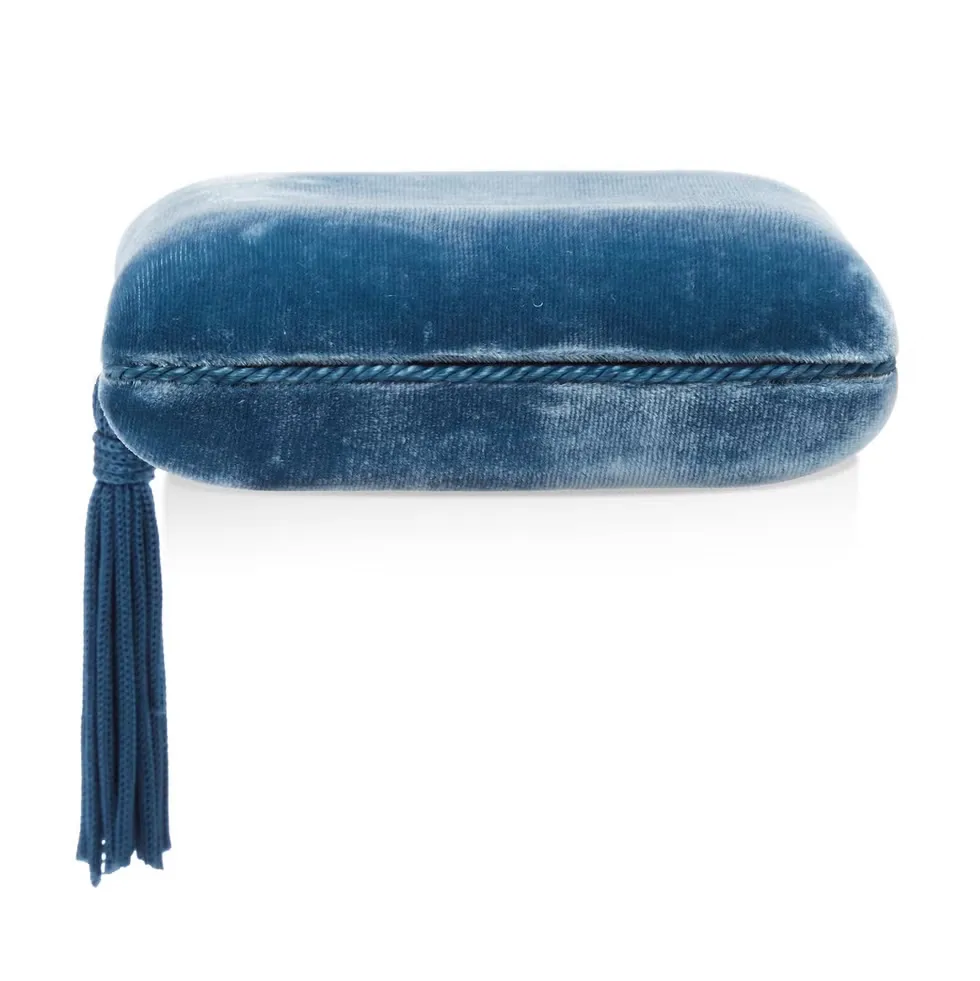 Sophie Bille Brahe Tasseled Velvet Jewelry Box
